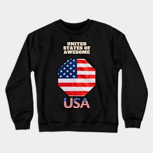 United States of Awesome Crewneck Sweatshirt